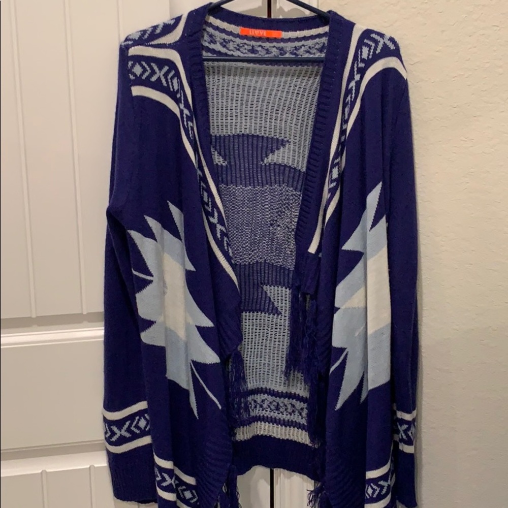 Fringe cardigan